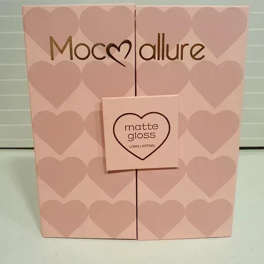 FawaQa | Mocallure Heart Super Glossy Matte 12-Piece Lip Set | Vibrant Colors and Smooth Finish - FawaQa