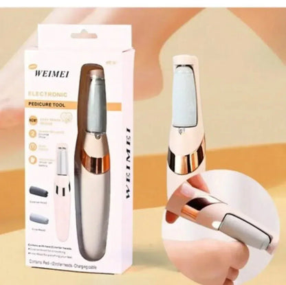 FawaQa | WEIMEI Rechargeable Electric Foot File Callus Remover for Wet & Dry Pedicure - FawaQa