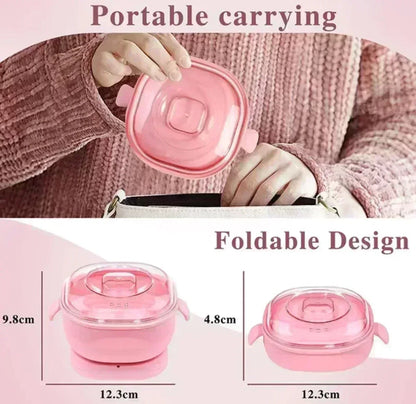 FawaQa | Portable Silicone Wax Bean Warmer, Hair Removal Wax Machine | With 100g Wax Bean Free - FawaQa