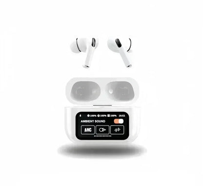 ANC/ENC A9 Airpods Touch Screen Wireless Pro Earbuds - FawaQa