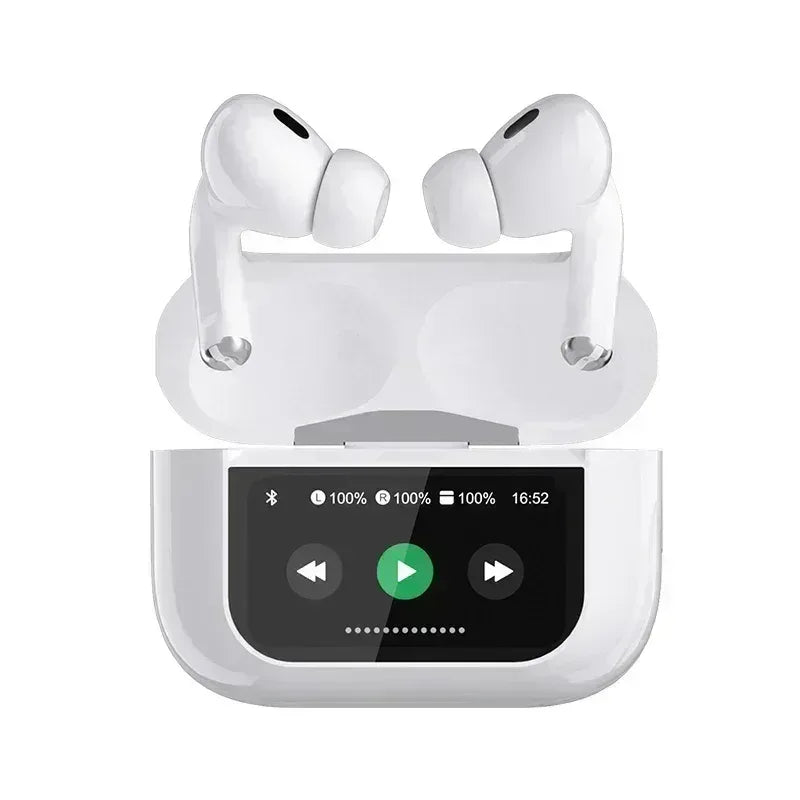 ANC/ENC A9 Airpods Touch Screen Wireless Pro Earbuds - FawaQa