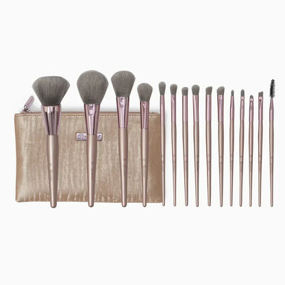 FawaQa | BH COSMETICS LAVISH ELEGANCE BRUSH PACK 15 In 1 WITH BAG - FawaQa