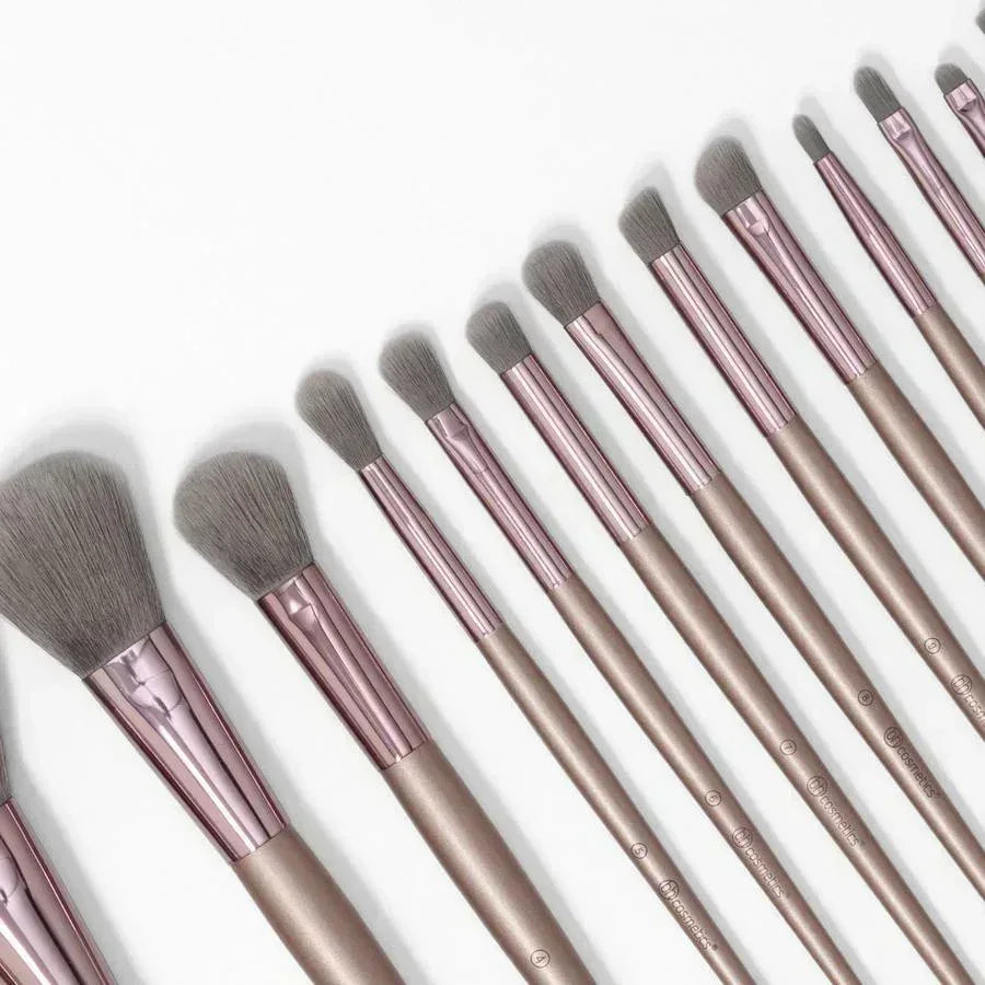 FawaQa | BH COSMETICS LAVISH ELEGANCE BRUSH PACK 15 In 1 WITH BAG - FawaQa