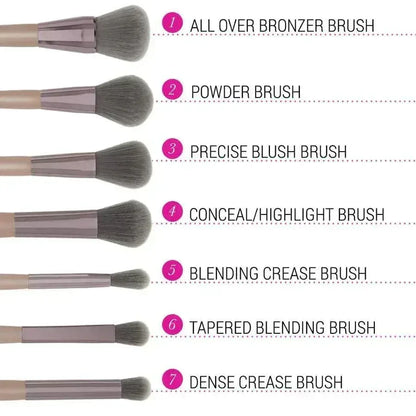 FawaQa | BH COSMETICS LAVISH ELEGANCE BRUSH PACK 15 In 1 WITH BAG - FawaQa