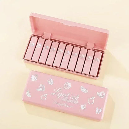 FawaQa | Dragon Ranee Vigor Make Up Matte Lipstick 10Pcs Set - FawaQa