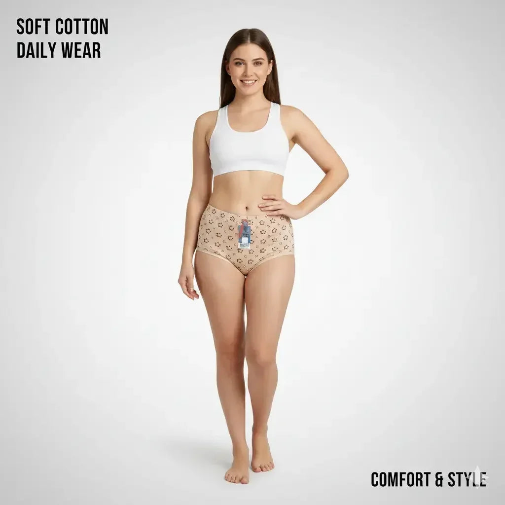 FawaQa | Soft Pure Cotton Panty For Regular Use - FawaQa