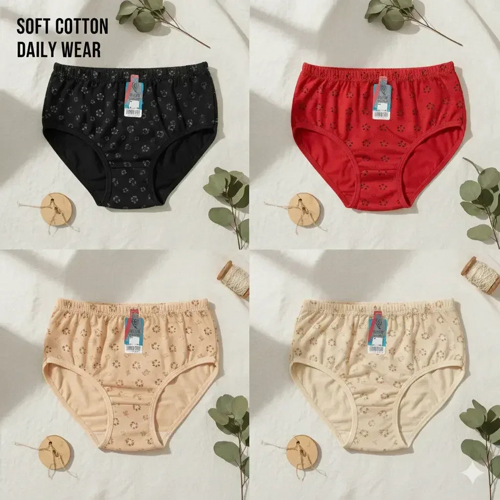 FawaQa | Soft Pure Cotton Panty For Regular Use - FawaQa
