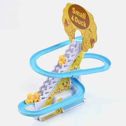 FawaQa | Happy Duck Play Track - Sliding Toy with Music & LED Lights - FawaQa