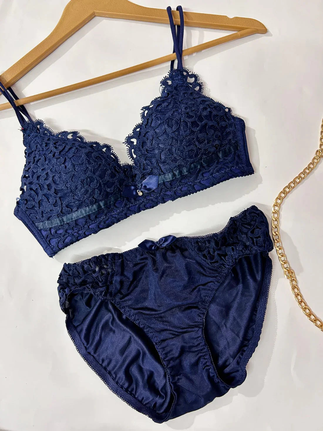FawaQa | Royal Bridal Airy Embroidery Bra with Panty Set For Your Special Day