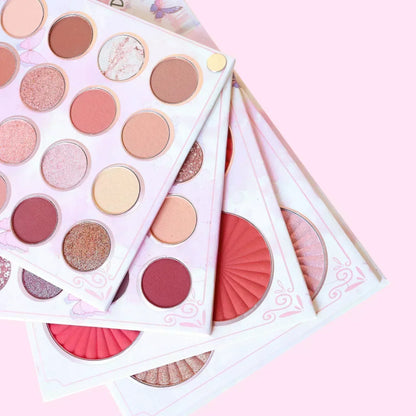 FawaQa | Mocallure You Are Free 3-in-1 Professional Makeup Set 4 Folds Eyeshadow Palette - FawaQa