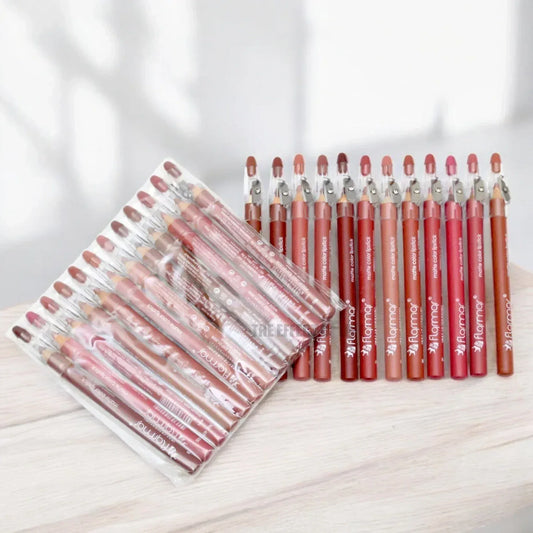 FawaQa | Flormar 12Pcs Lip Pencils Set - FawaQa