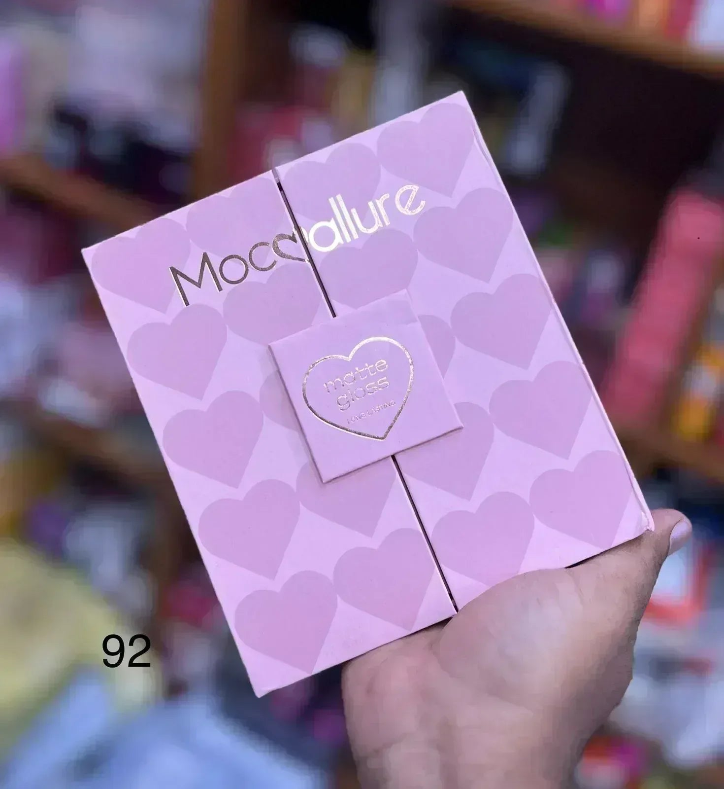 FawaQa | Mocallure Heart Super Glossy Matte 12-Piece Lip Set | Vibrant Colors and Smooth Finish - FawaQa