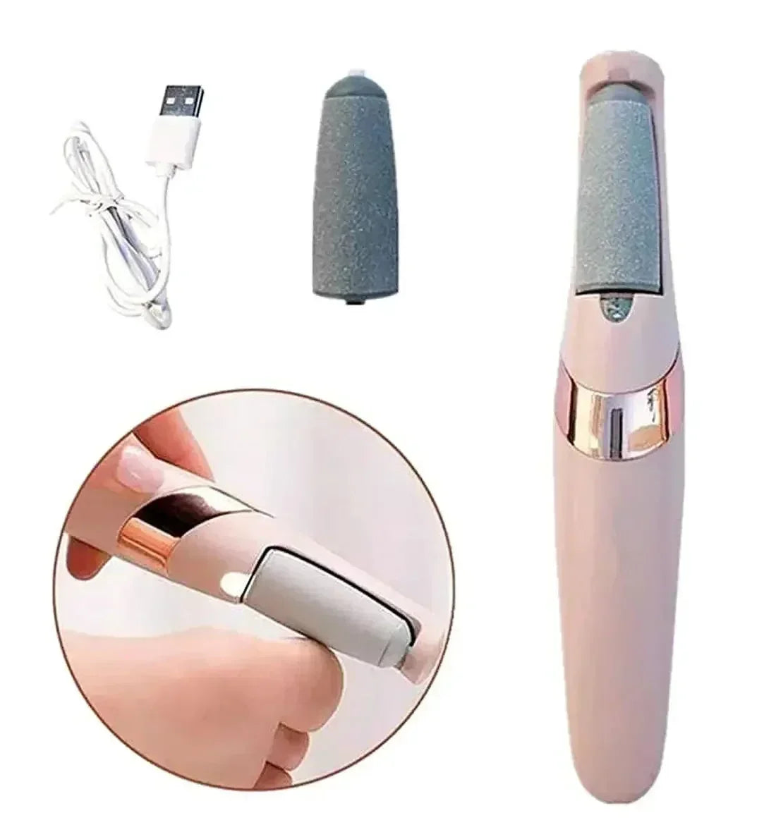 FawaQa | WEIMEI Rechargeable Electric Foot File Callus Remover for Wet & Dry Pedicure - FawaQa