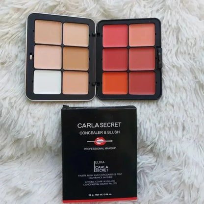 FawaQa | Carla Secret 12 in 1 Cream Blush Palette - FawaQa