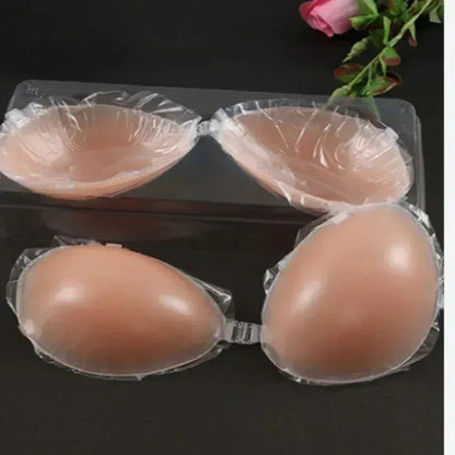 FawaQa Butterfly Strapless Bra | Silicon Self Sticky Invisible Bra with Drawstring for Women - FawaQa